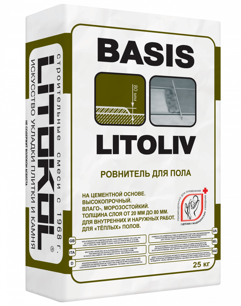 Грубый ровнитель для пола LITOLIV BASIS